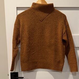 Madewell - Dillon Mockneck Pullover Sweater - Heather Cumin - XXS